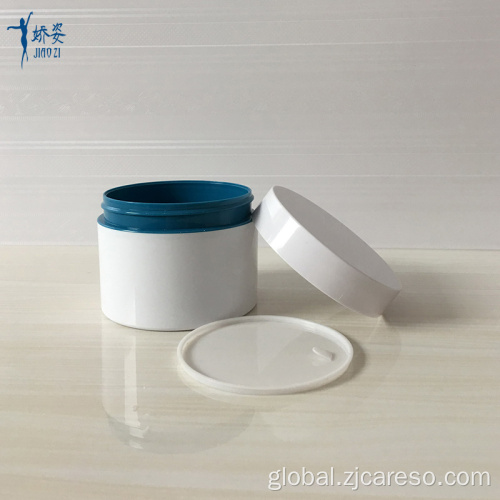 Empty Cosmetic Containers 250ml Thick Wall Wide Mouth PP Cream Jar Manufactory